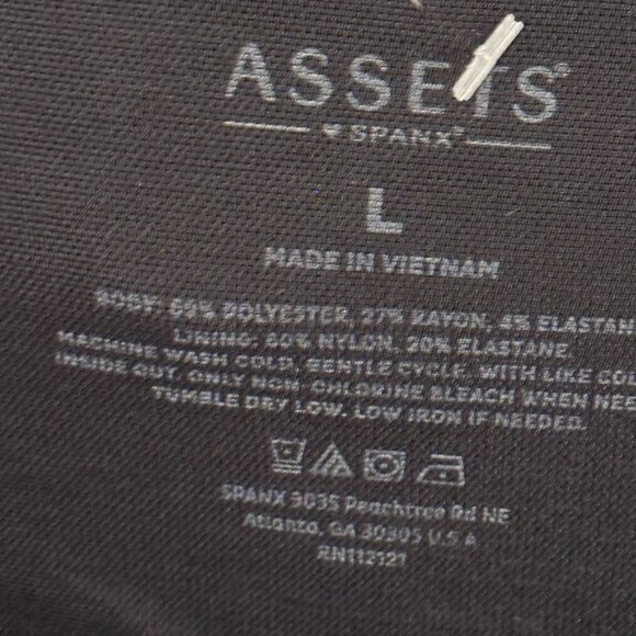Assets By Spanx Womens Olive Green High-Waisted Leggings Sz L - Picture 3 of 12